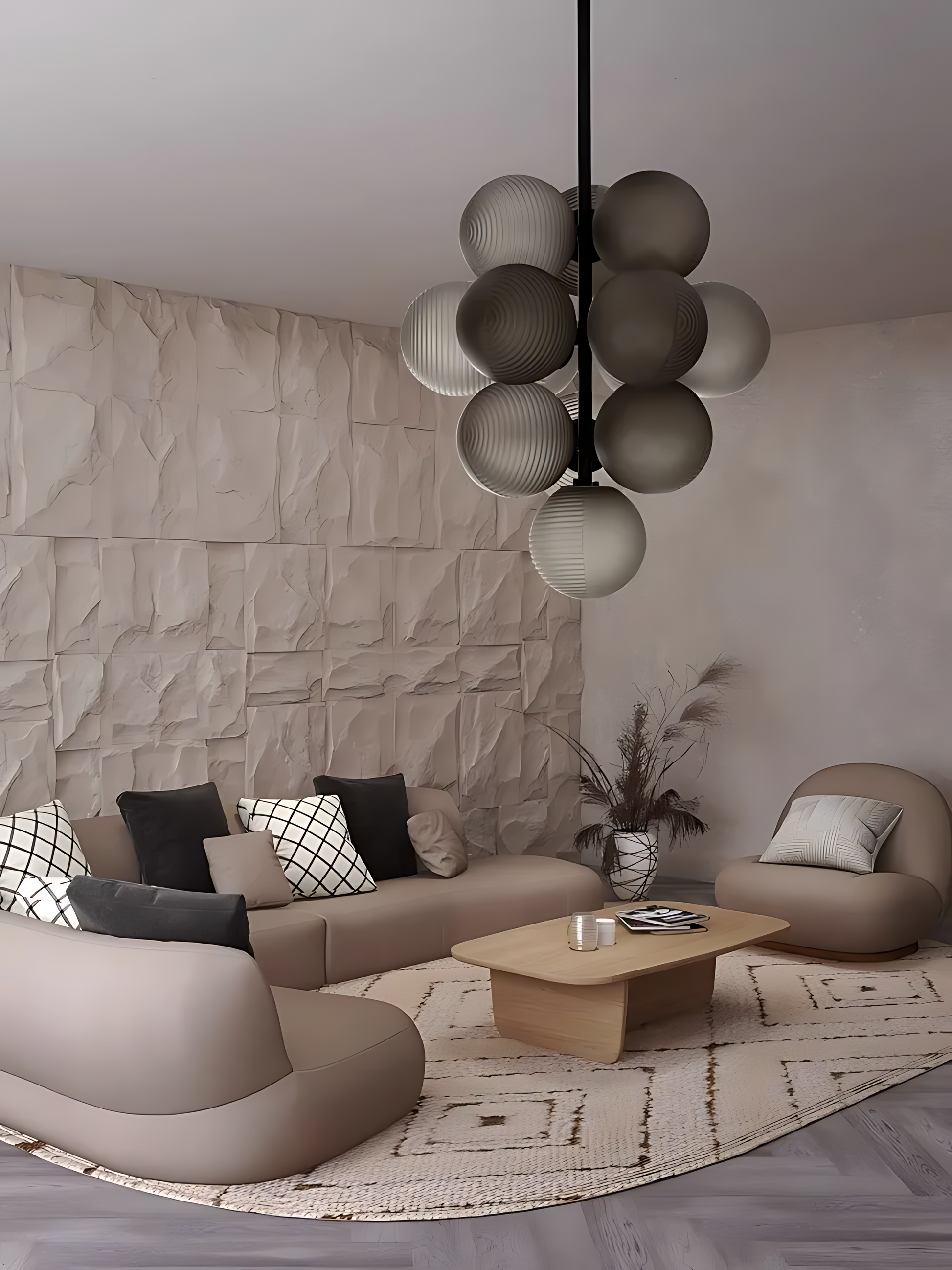 Vitis Orbit Chandelier