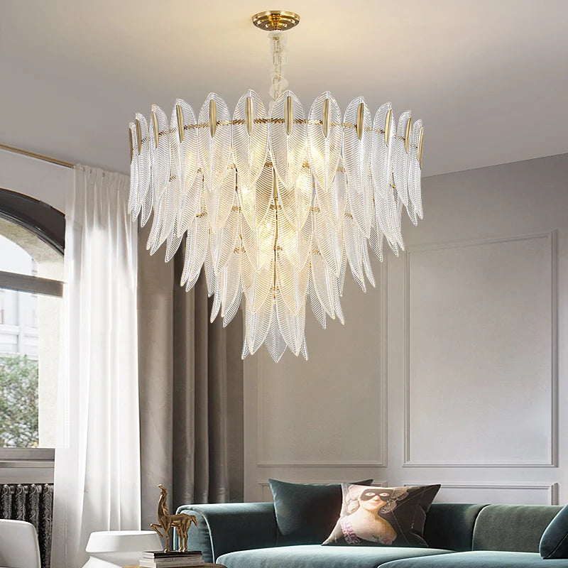 Crystal Cascade Chandelier