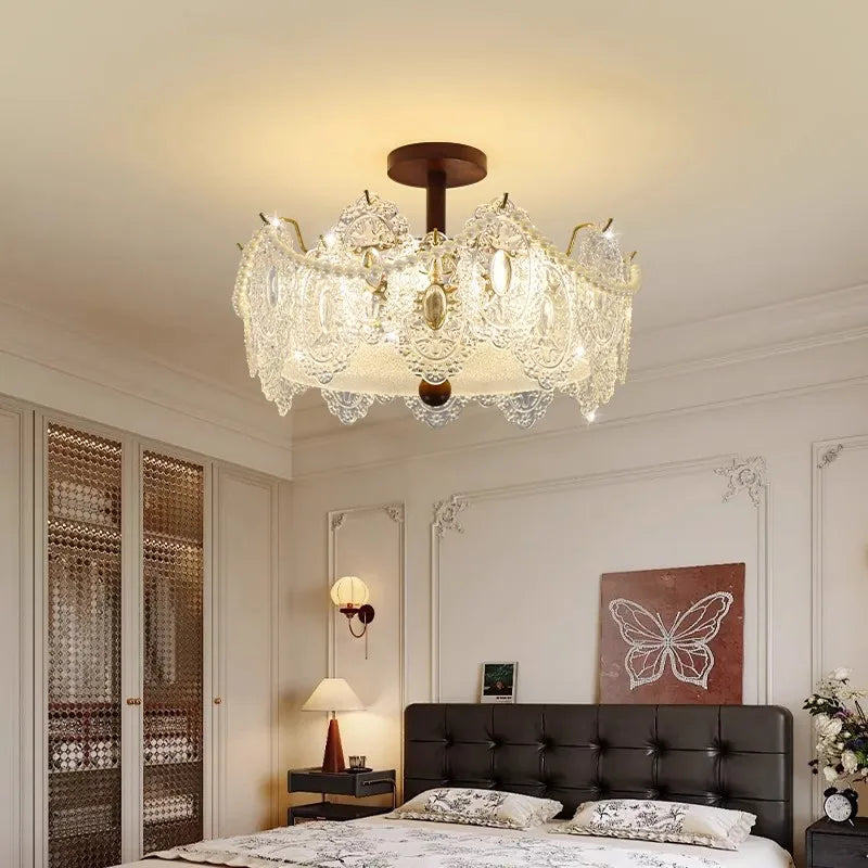 Belle Époque Shell Chandelier