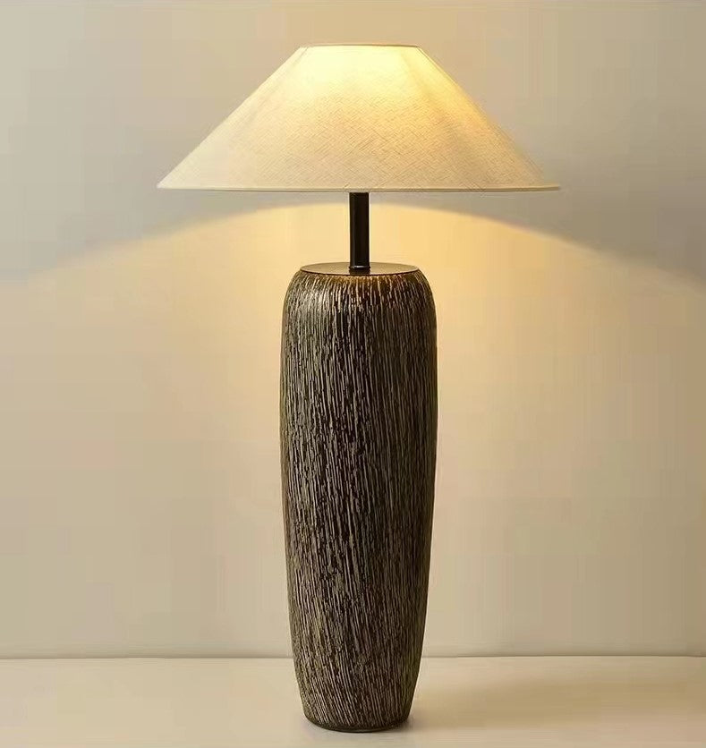 Vintage Japanese Pottery Lamp