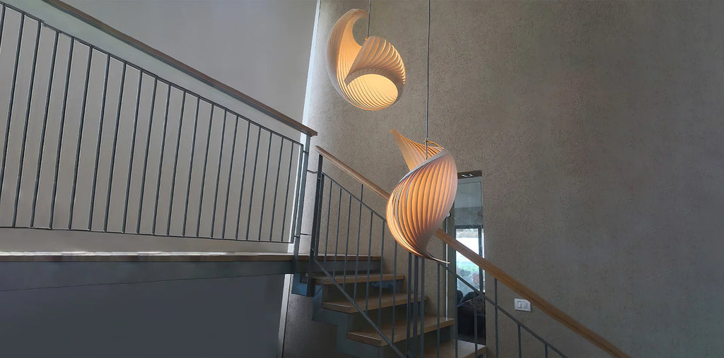 Nautilus Shell Pendant Light