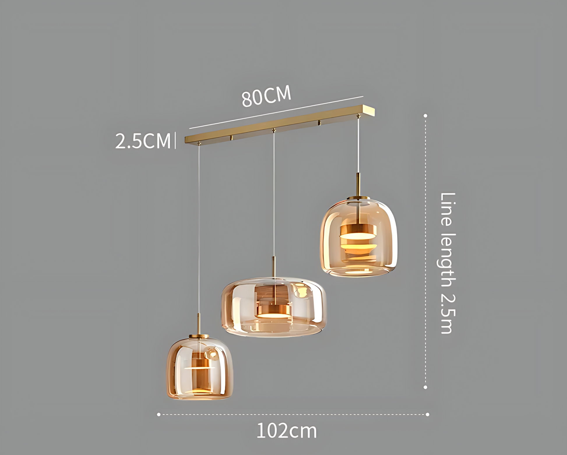 Vetro Trio Lux