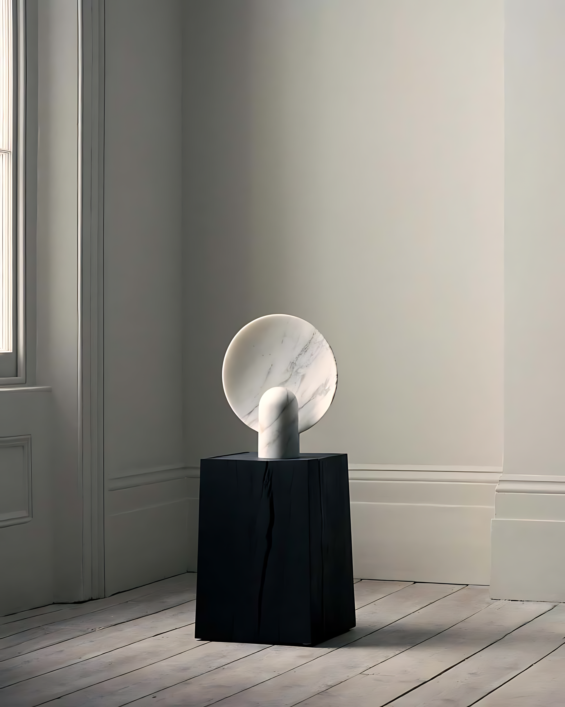 Celeste Table Lamp - White Marble