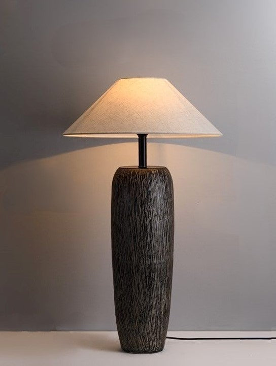 Vintage Japanese Pottery Lamp