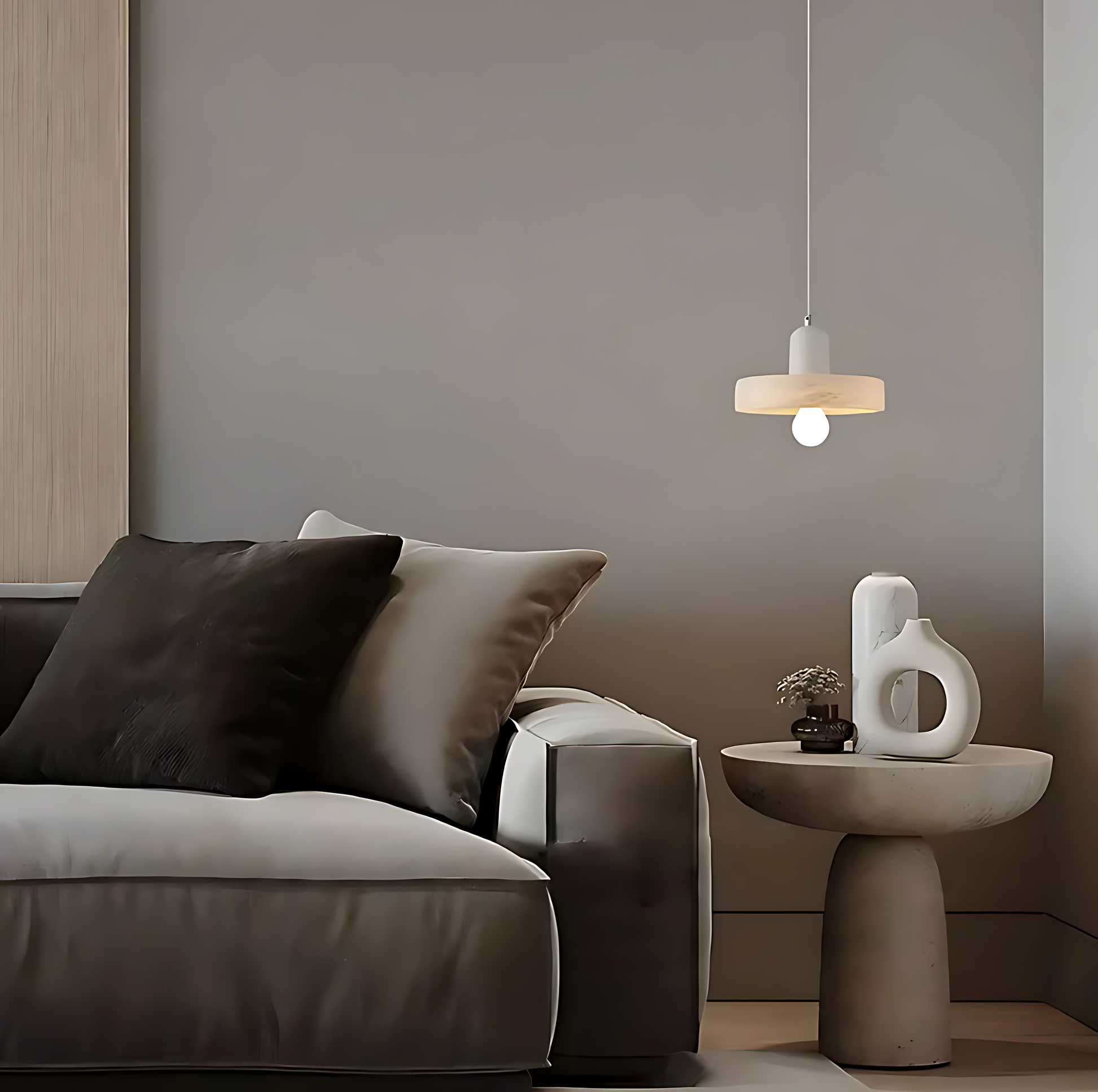 Alvara Pendant Light - Marble Natural Stone