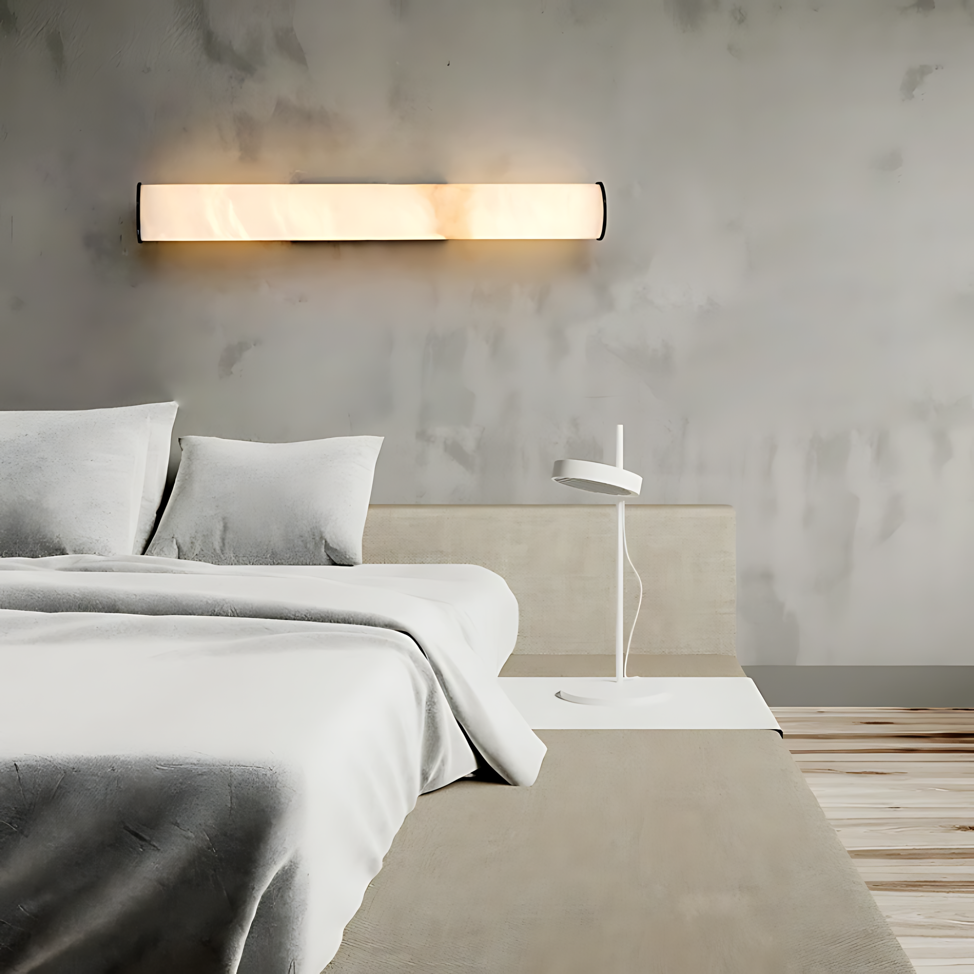Cylindra LED Wall Lamp - Marble Natural Stone