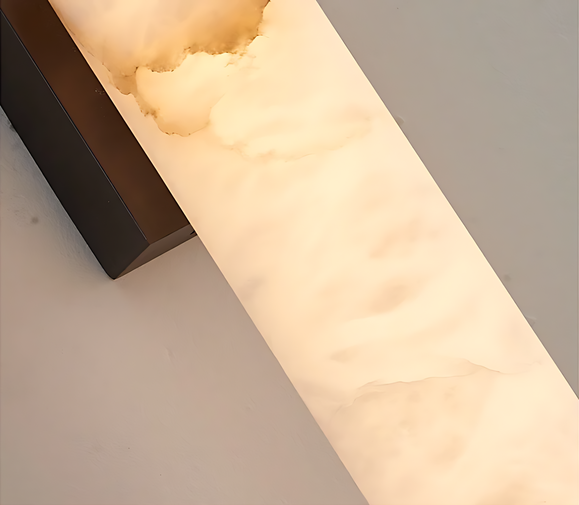 Cylindra LED Wall Lamp - Marble Natural Stone