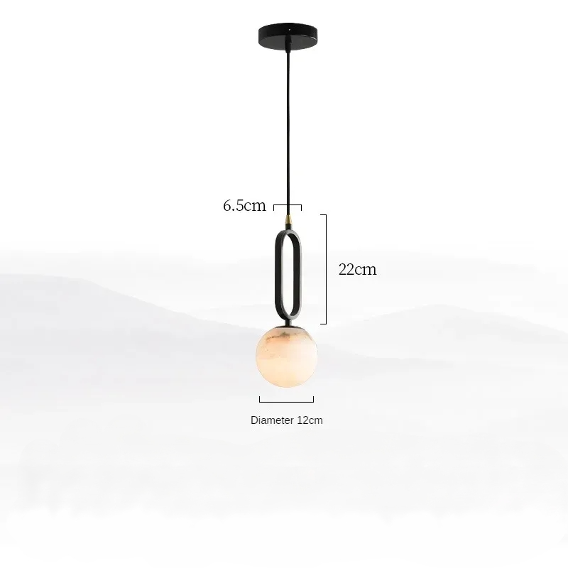 Astra Pendant Light | Marble Natural Stone