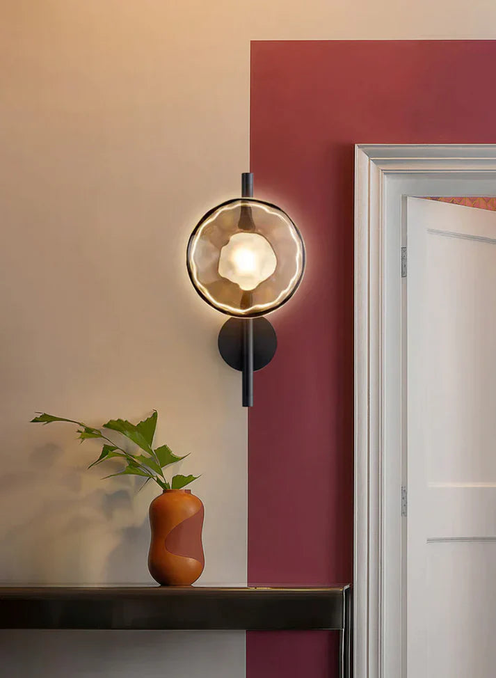Orbita Glass Wall Sconce