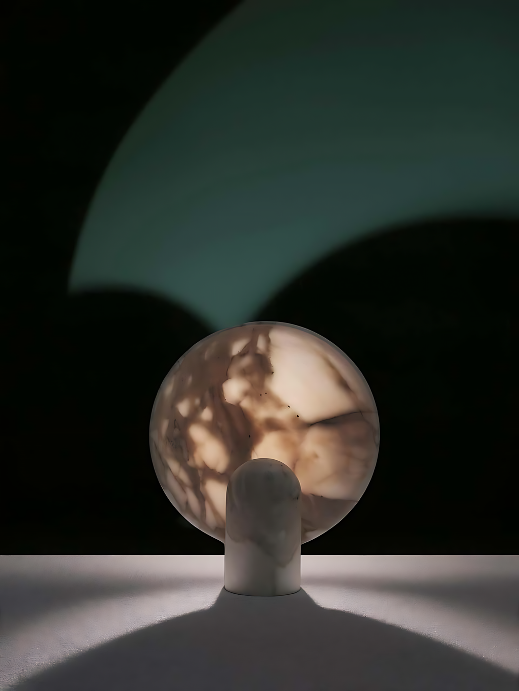 Celeste Table Lamp - White Marble
