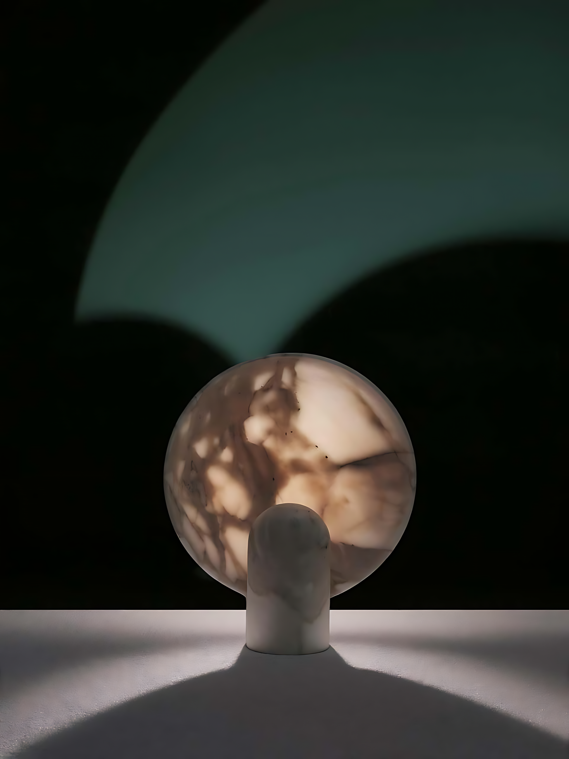 Celeste Table Lamp - White Marble