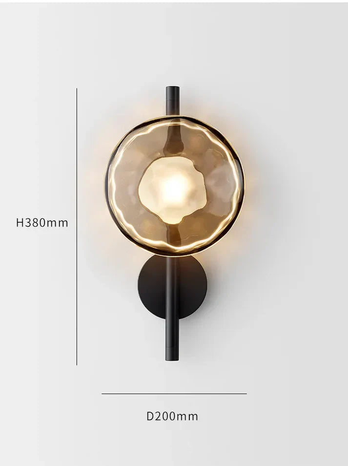 Orbita Glass Wall Sconce