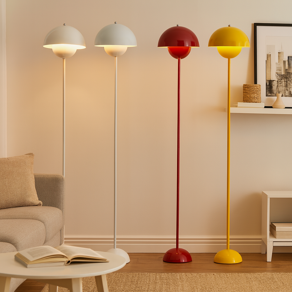 Cream Bud Floor Lamp