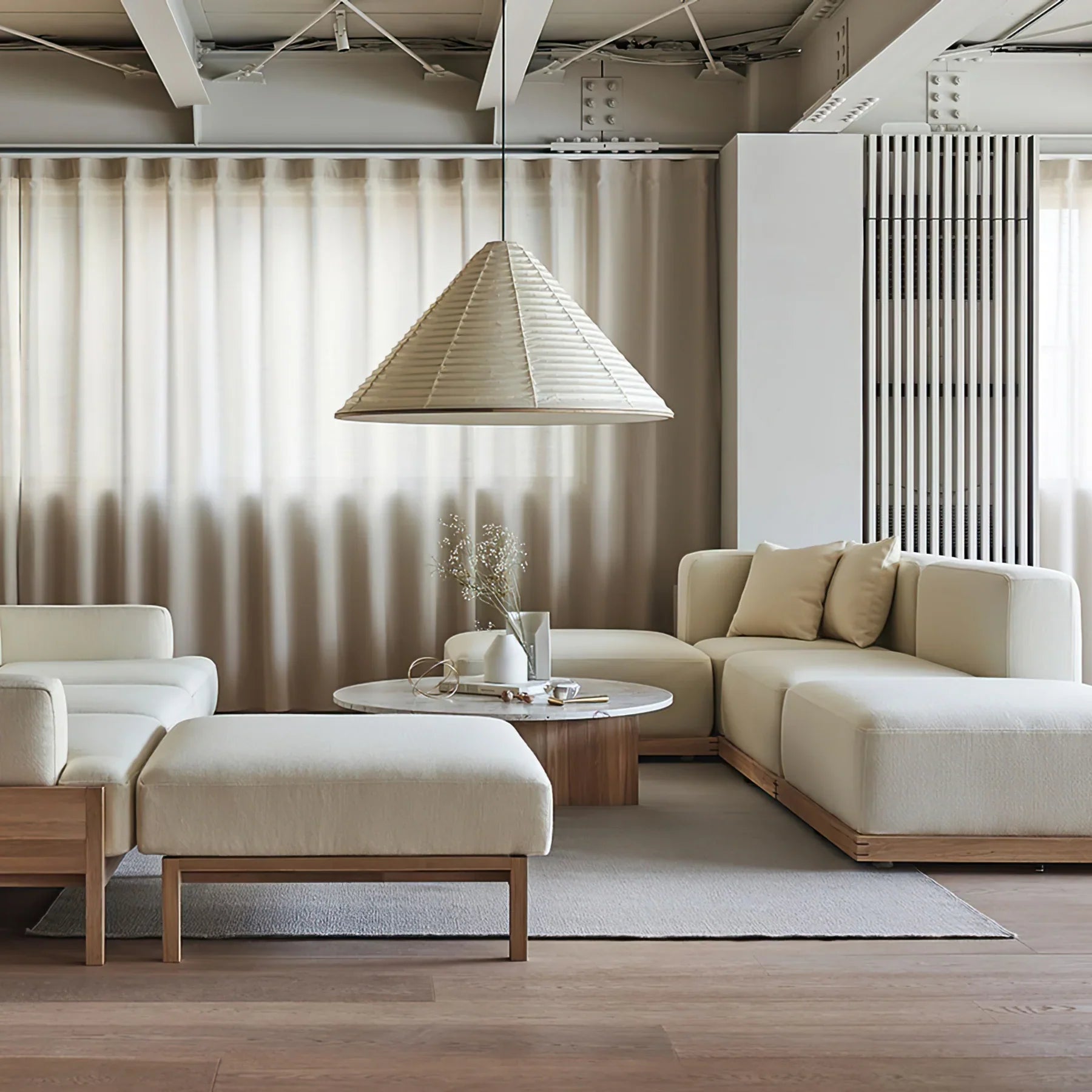 Cone Washi Pendant Light