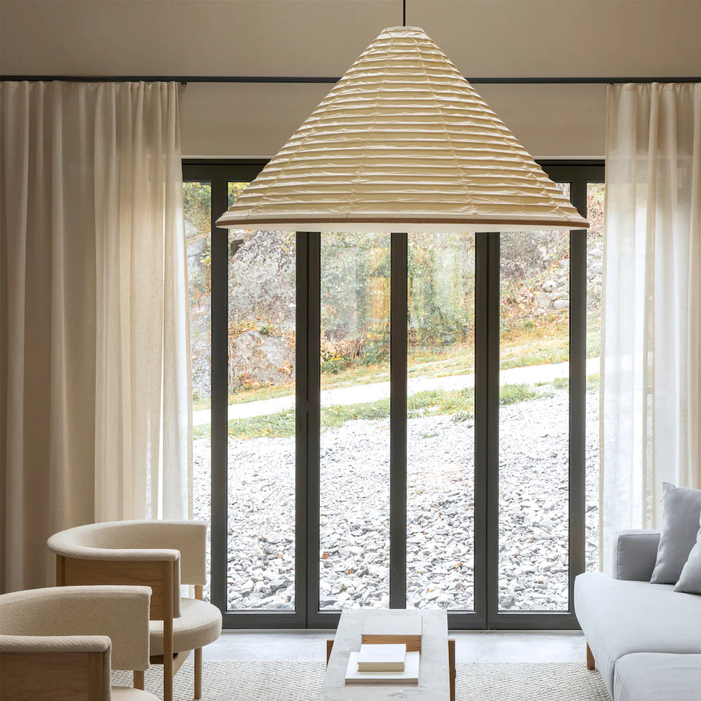 Cone Washi Pendant Light