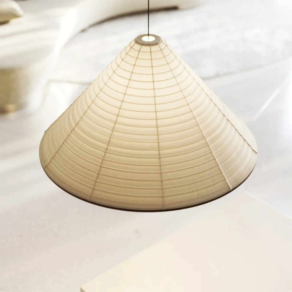 Cone Washi Pendant Light