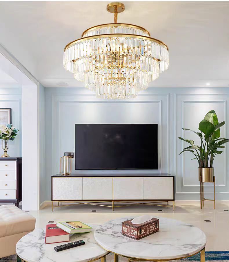 Modern crystal chandelier