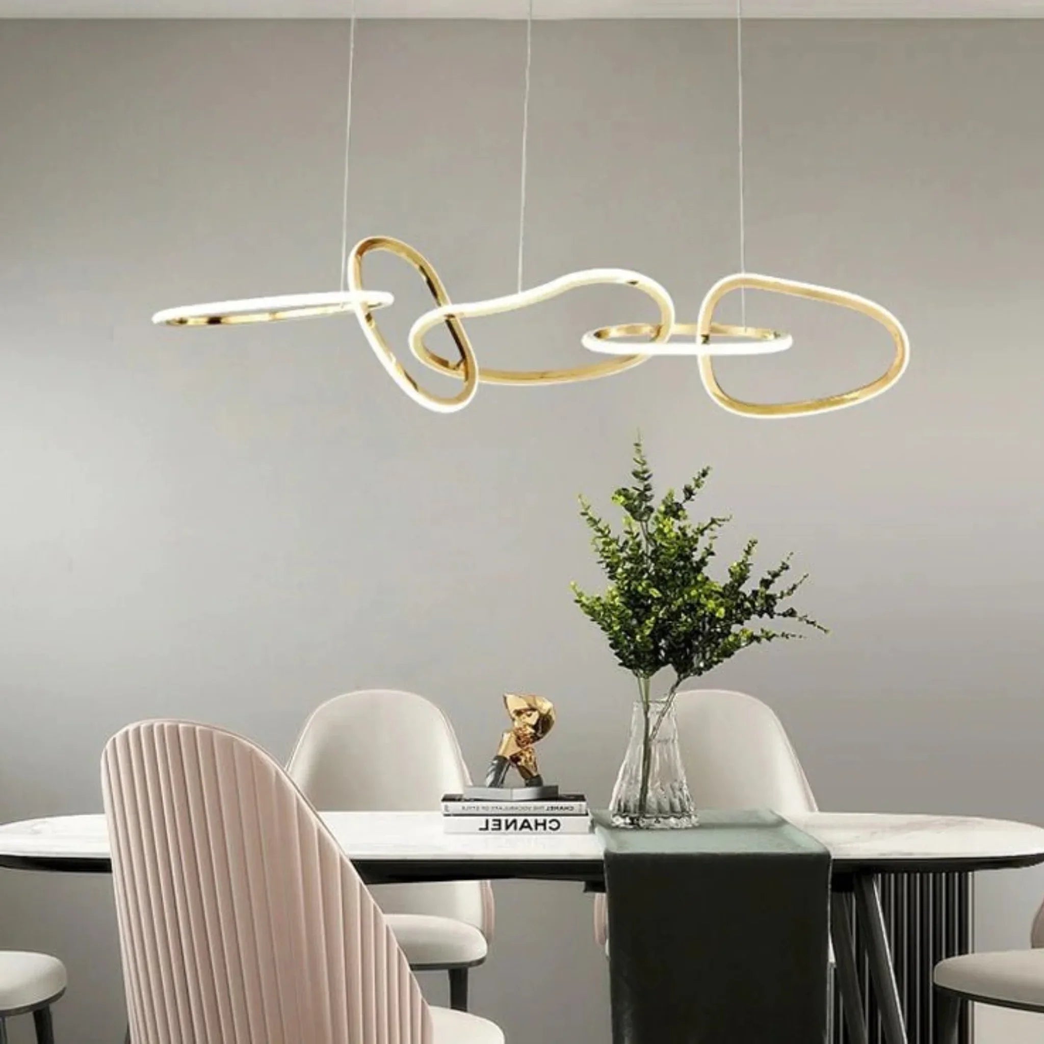 Creative Design Gold Crystal Chandelier for Dining Room