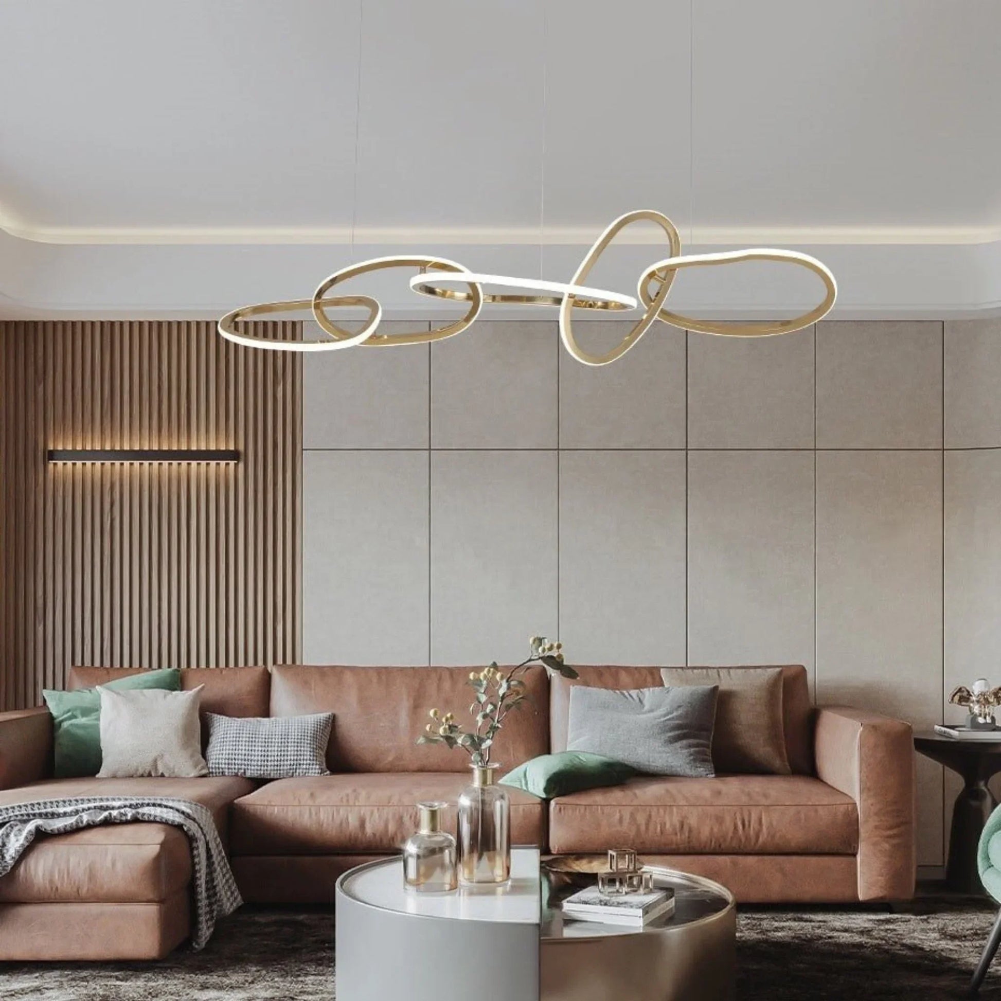 Creative Design Gold Crystal Chandelier for Dining Room
