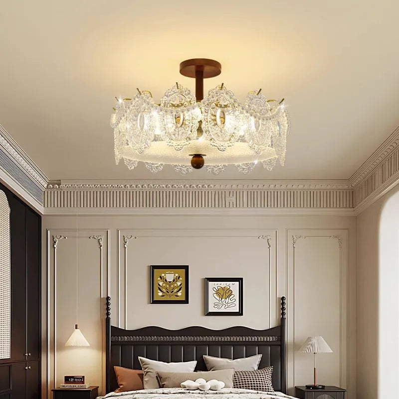 Belle Époque Shell Chandelier