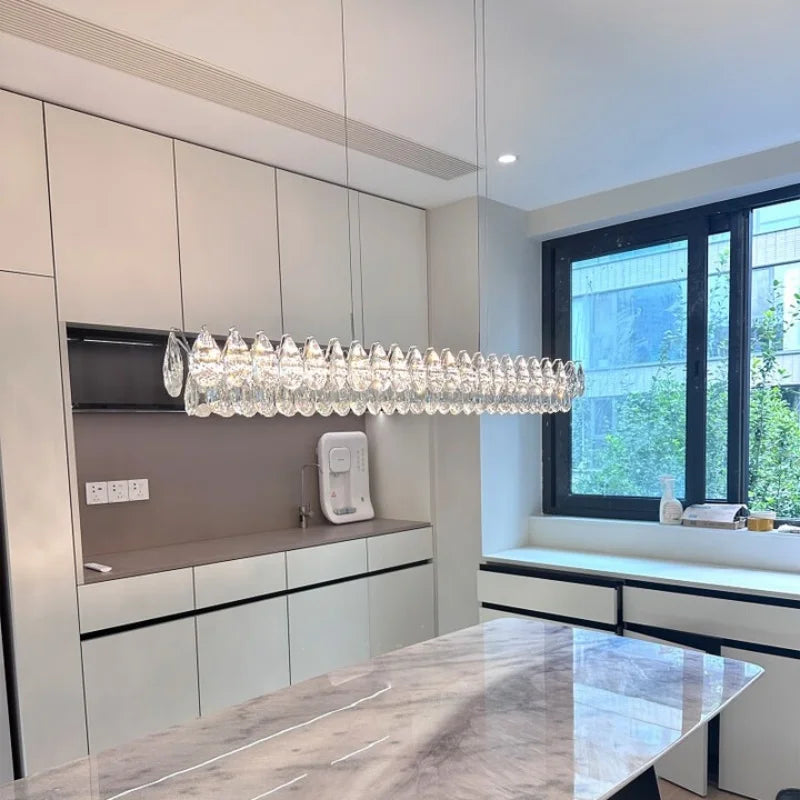 Ginkgo Tree Branch Chandelier