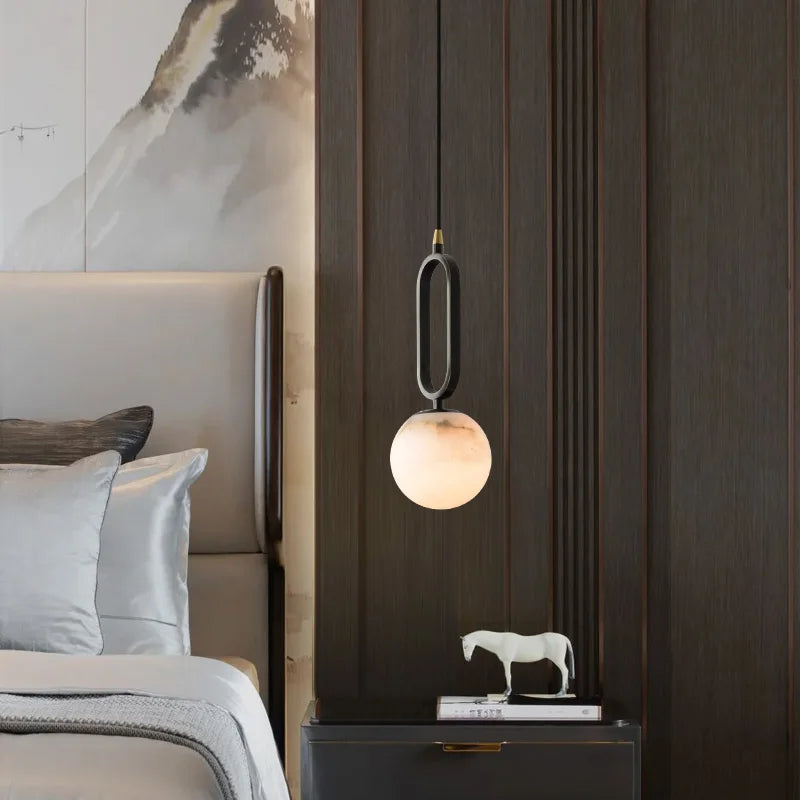 Astra Pendant Light | Marble Natural Stone