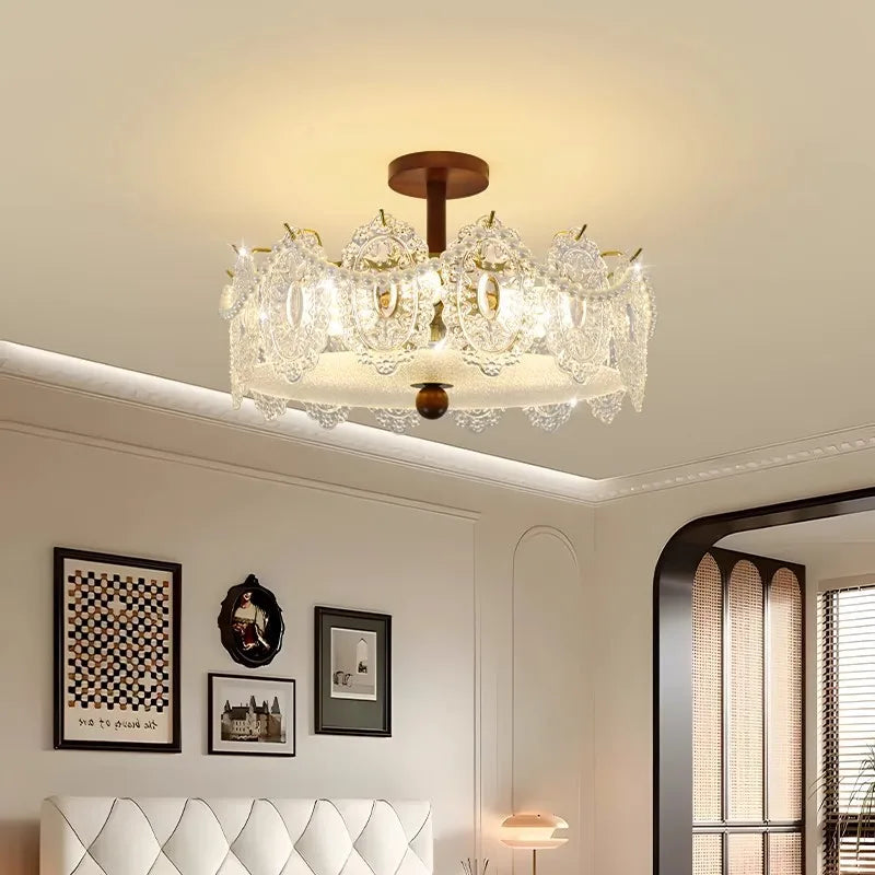 Belle Époque Shell Chandelier