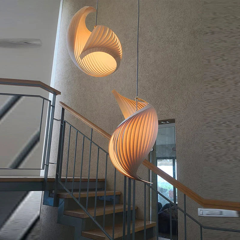 Nautilus Shell Pendant Light