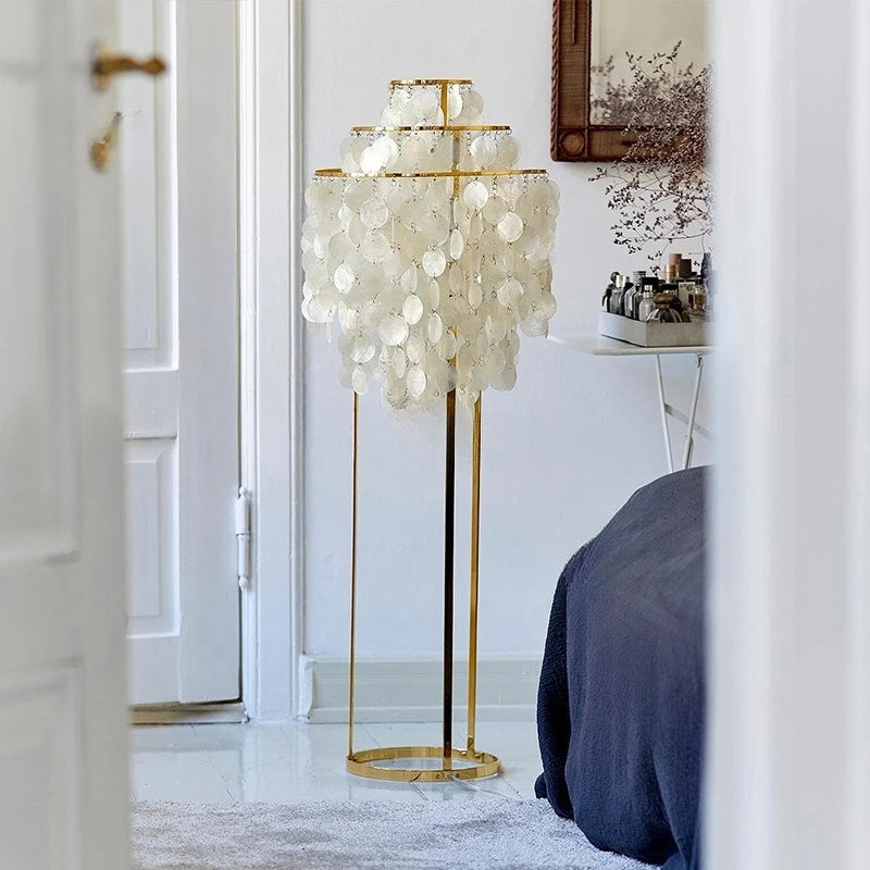Fritillary Shell Floor Lamp