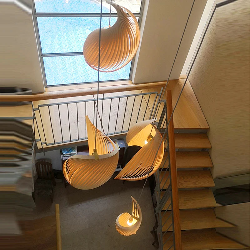 Nautilus Shell Pendant Light