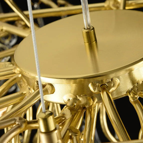 Golden Branch Crystal Chandelier