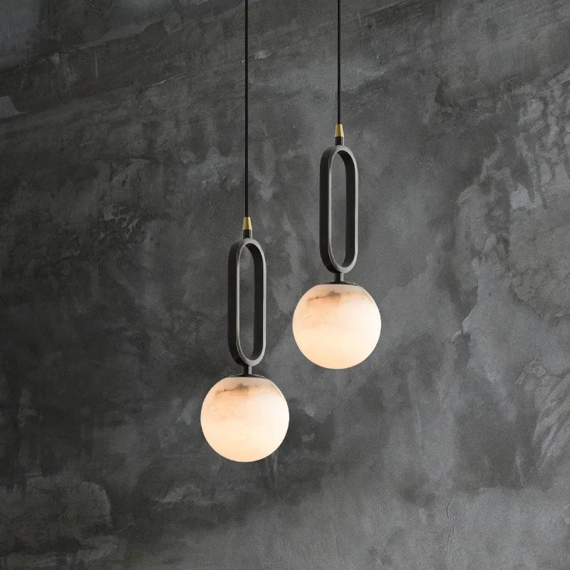 Astra Pendant Light | Marble Natural Stone