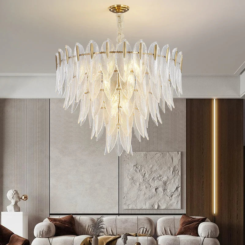 Crystal Cascade Chandelier
