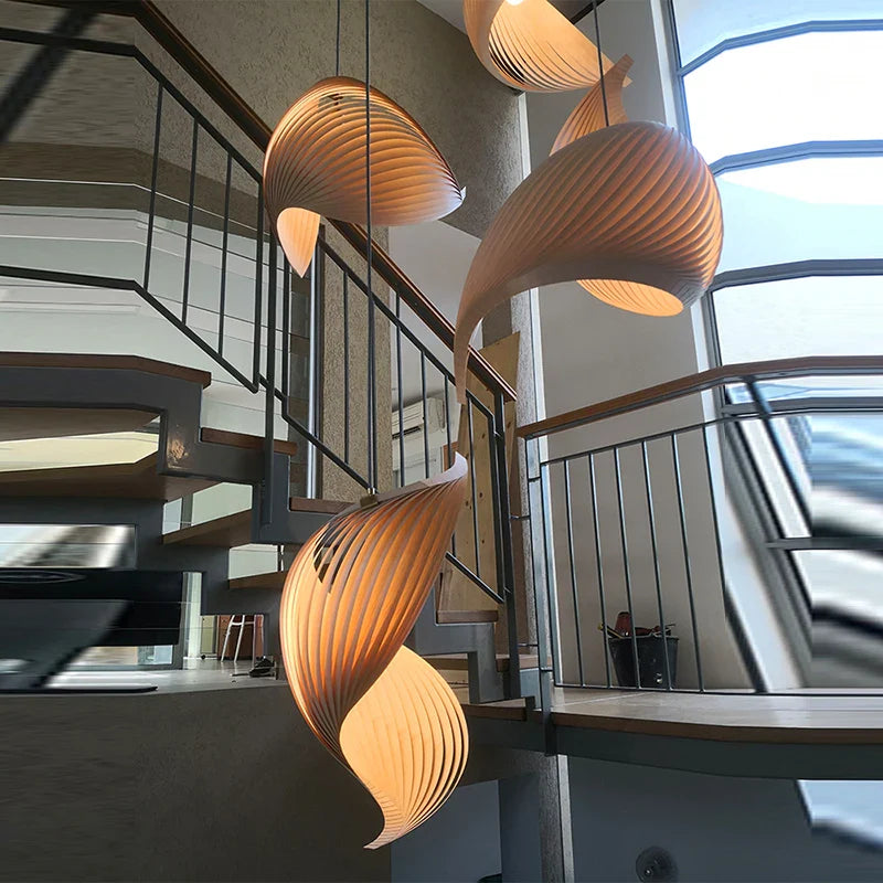 Nautilus Shell Pendant Light