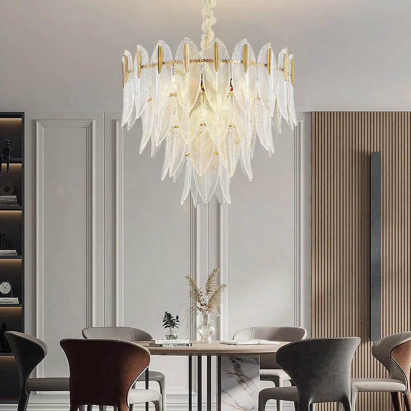 Crystal Cascade Chandelier