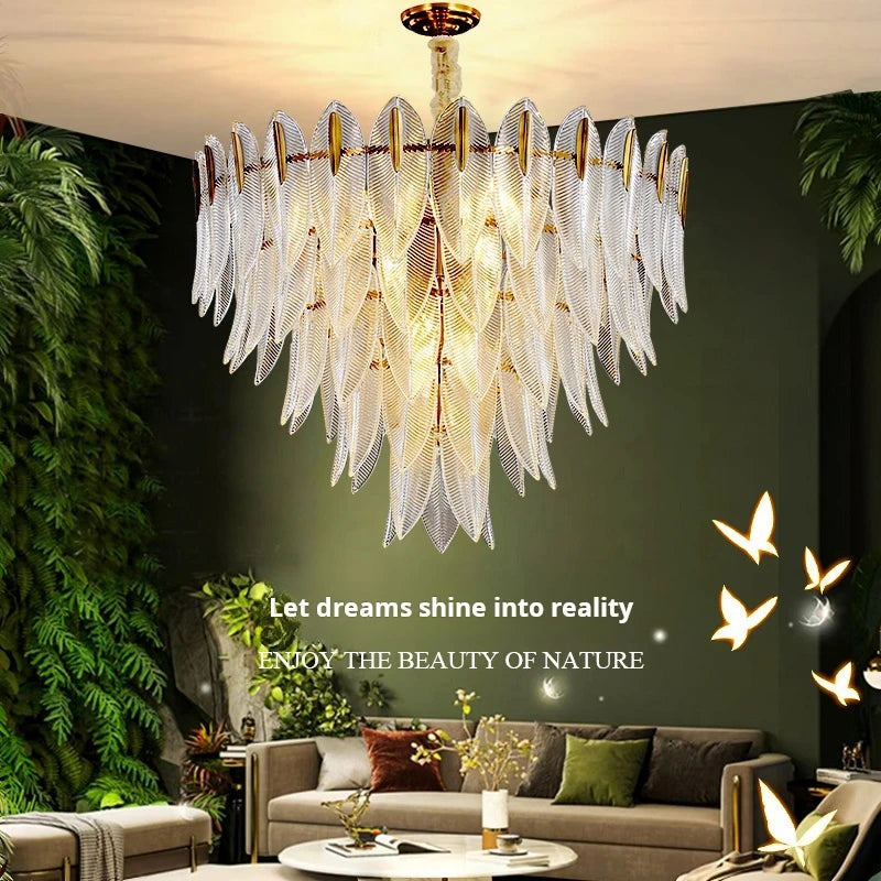 Crystal Cascade Chandelier
