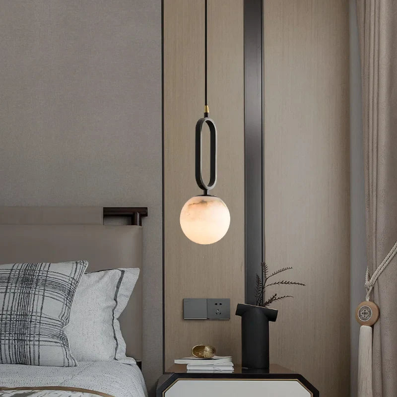 Astra Pendant Light | Marble Natural Stone